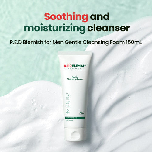 DR G Red Blemish For Men Gentle Cleansing Foam