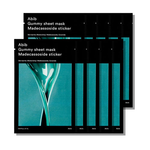 ABIB Gummy sheet mask Madecassoside sticker (10 sheets)