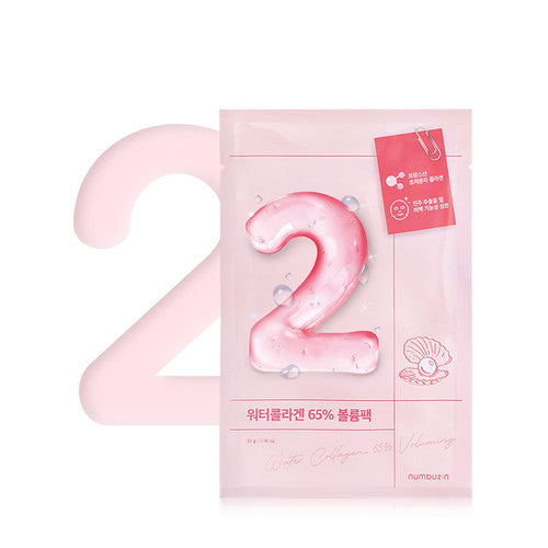 Numbuzin No.2 Water Collagen 65% Voluming Sheet Mask (4ea)