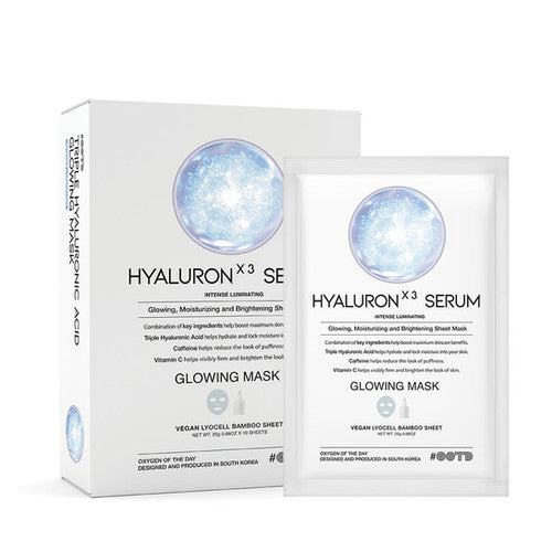 #OOTD Triple Hyaluron Acid Serum Glowing Mask (10-Pack)