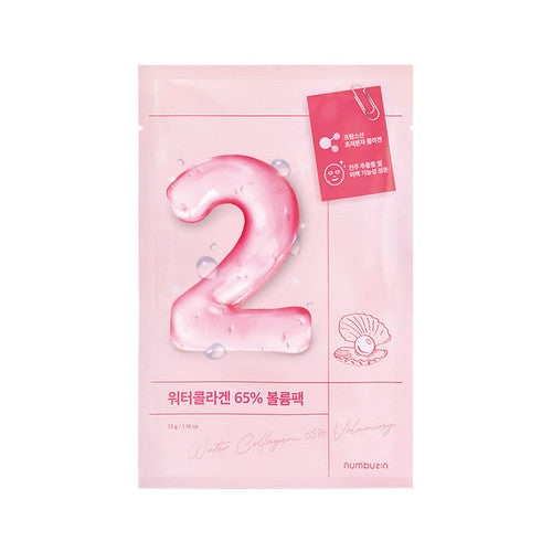 Numbuzin No.2 Water Collagen 65% Voluming Sheet Mask (1EA)