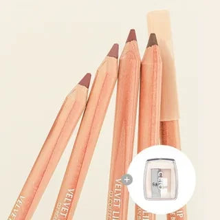 Clio Velvet Lip Pencil Set 002 Peach Beige