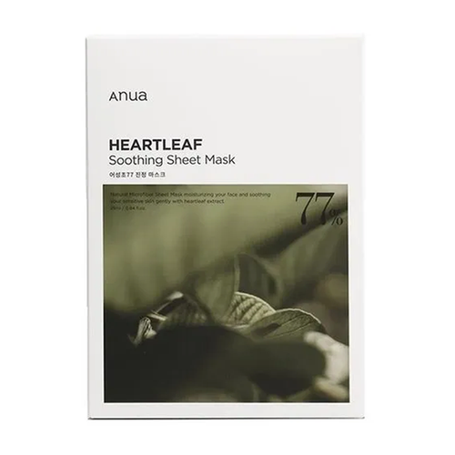 Anua Heartleaf 77% Soothing Sheet Mask 25ml (10PCS)