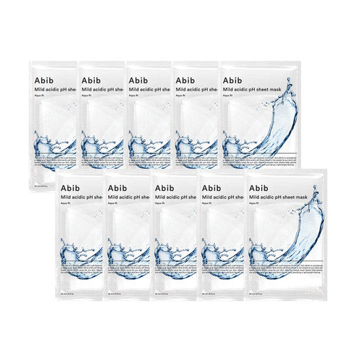 ABIB Mild acidic pH sheet mask Aqua fit (10 sheets)