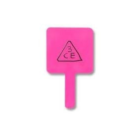 3CE Square Mini Hand Mirror Pink