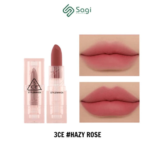 3CE Soft Matte Lipstick #Hazy Rose