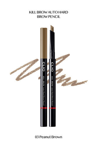 Clio Kill Brow Auto Hard Brow Pencil 3 Peanut Brown