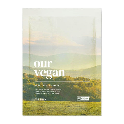 Manyo Factory Our Vegan Heartleaf CICA Mask Ea