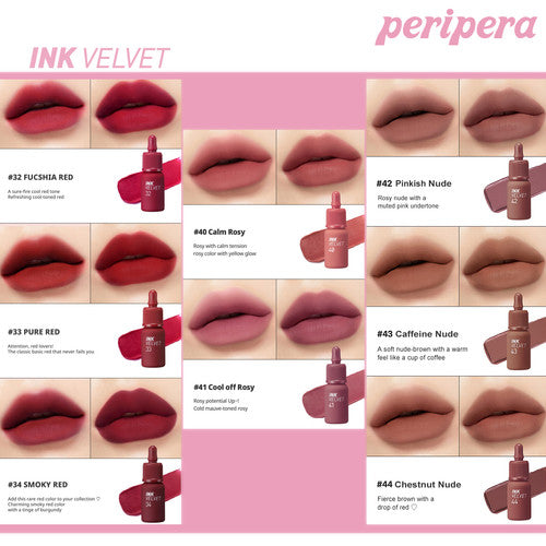 Peripera Ink Velvet 034 Smoky Red
