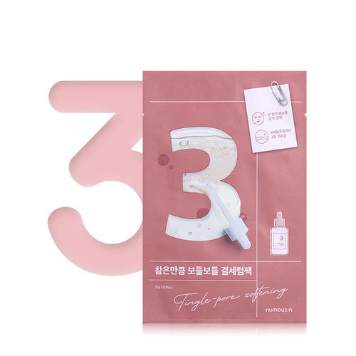 Numbuzin No.3 TINGLE-PORE Softening Sheet Mask (4ea)