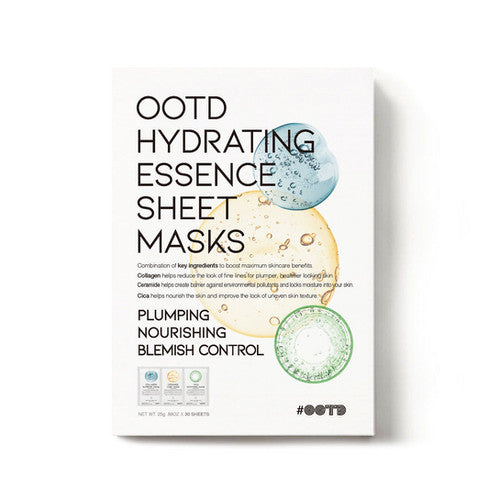 #OOTD Variety Hydrating Essence Sheet Mask (12-Pack)