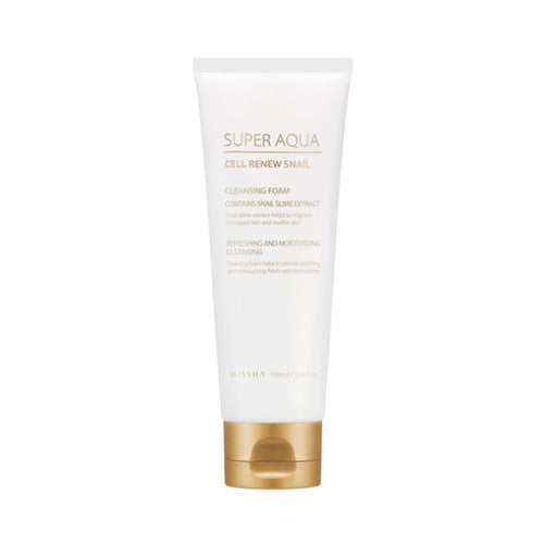 Missha Super Aqua Cell Renew Snail Cleansing Foam