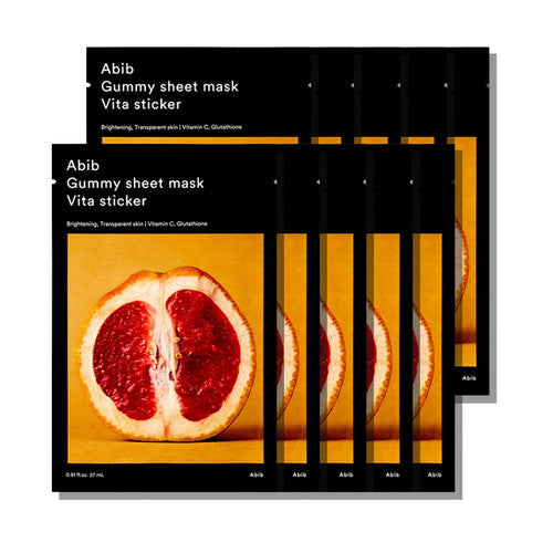 ABIB Gummy sheet mask Vita sticker (10 sheets)