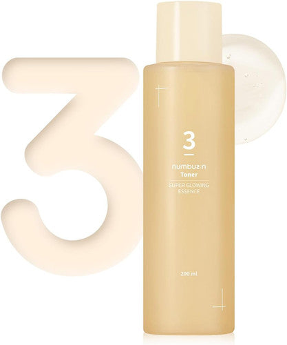 Numbuzin No.3 Super Glowing Essence Toner (200ml)