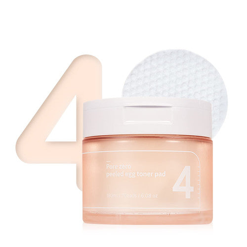 No.4 Pore Zero Peeled Egg Toner Pad (190ml) 70Pads