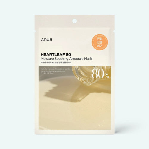 Anua Heartleaf 80% Ampoule Mask 27ml (1PCS)