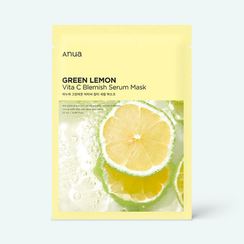Anua Green Lemon Vita C Blemish Serum Mask 25ml (1PCS)