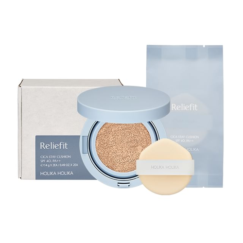 Holika Holika Reliefit Cica Stay Cushion 03 Honey Beige