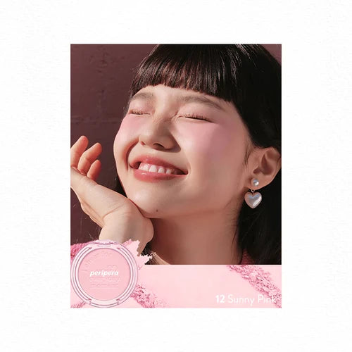 Peripera Pure Blushed Sunshine Cheek 012 Sunny Pink