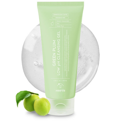 #OOTD Green Plum Low pH Cleansing Gel
