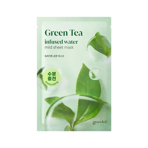 Goodal Green Tea Infused Water Mild Sheet Mask (Hydration)