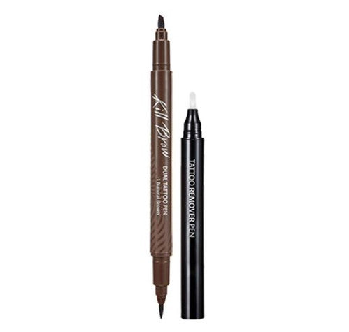Clio Kill Brow Dual Tattoo Pen Set 02 Light Brown