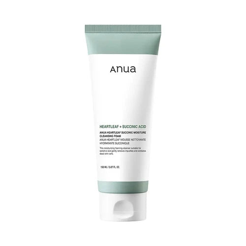 Anua Heartleaf Succinic Moisture Cleansing Foam 150ml