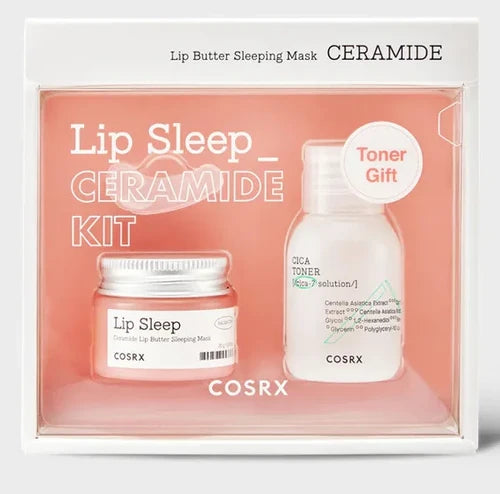 COSRX Lip Sleep Ceramide Kit Balancium Lip Mask + CICA Toner