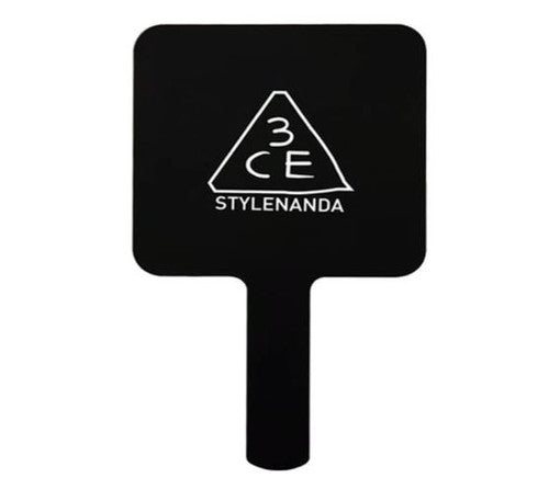 3CE Square Mini Hand Mirror Black