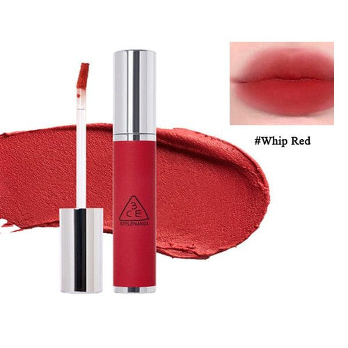 3CE Hazy Lip Clay #Whip Red