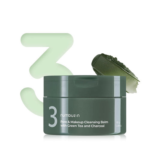 Numbuzin No.3 Pore & Makeup clean. Balm Green Tea Charcoal