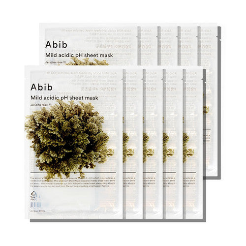 ABIB Mild Acidic pH Sheet Mask Jericho Rose Fit (10 Sheets)